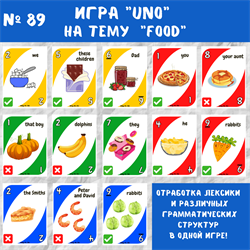 Игра UNO на тему "Food" 0089 - фото 4744