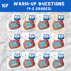 Warm-Up Questions (4-5 grades) 0107 - фото 4789