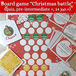 Board game "Christmas battle" 9008 - фото 4890