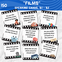 Speaking cards "Films", B1-B2 0150 - фото 5028