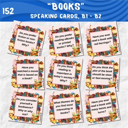 Speaking cards "Books", B1-B2 0152 - фото 5039