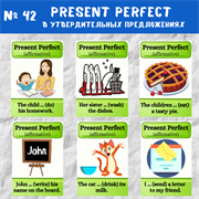 Present Perfect в утвердительных предложениях 0042