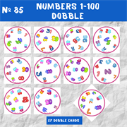 Numbers 1-100: Dobble 0085