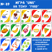 Игра UNO на тему "Food" 0089