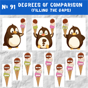 Degrees of comparison (filling the gaps) 0091