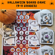 Halloween board game (9-11 grades) 9002