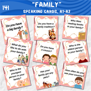 Speaking cards "Family", A1-A2 0141