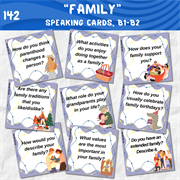 Speaking cards "Family", B1-B2 0142