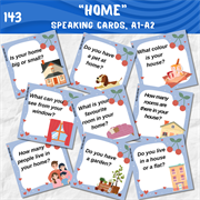 Speaking cards "Home", A1-A2 0143