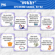 Speaking cards "Hobby", B1-B2 0146