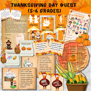 Thanksgiving Day Quest, Grades 5-6 9033